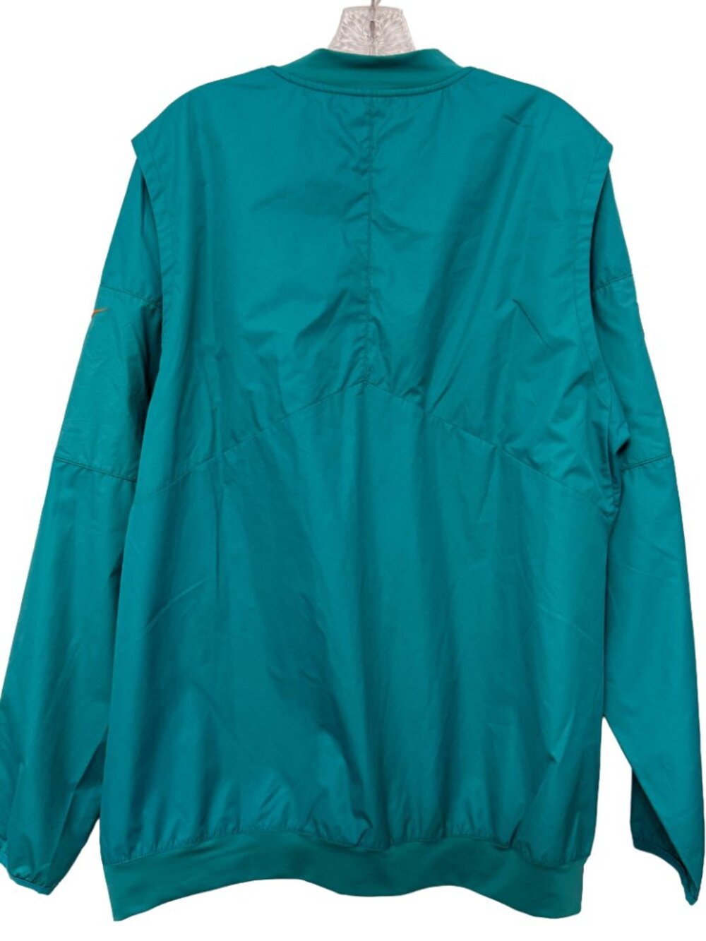MIAMI DOLPHINS NIKE NFL 3/4 ZIP LONG SLEEVE WINDBREAKER W/ POCKETS MEN'S SIZE L - Picture 2 of 9